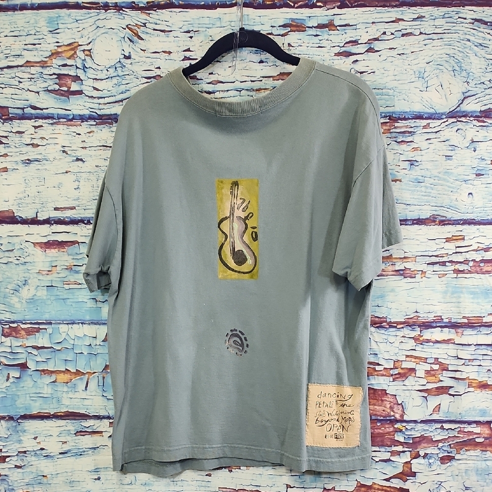 Blue Fish Dreamy Text Graphic Tee in Sky Blue - Picture 2 of 7